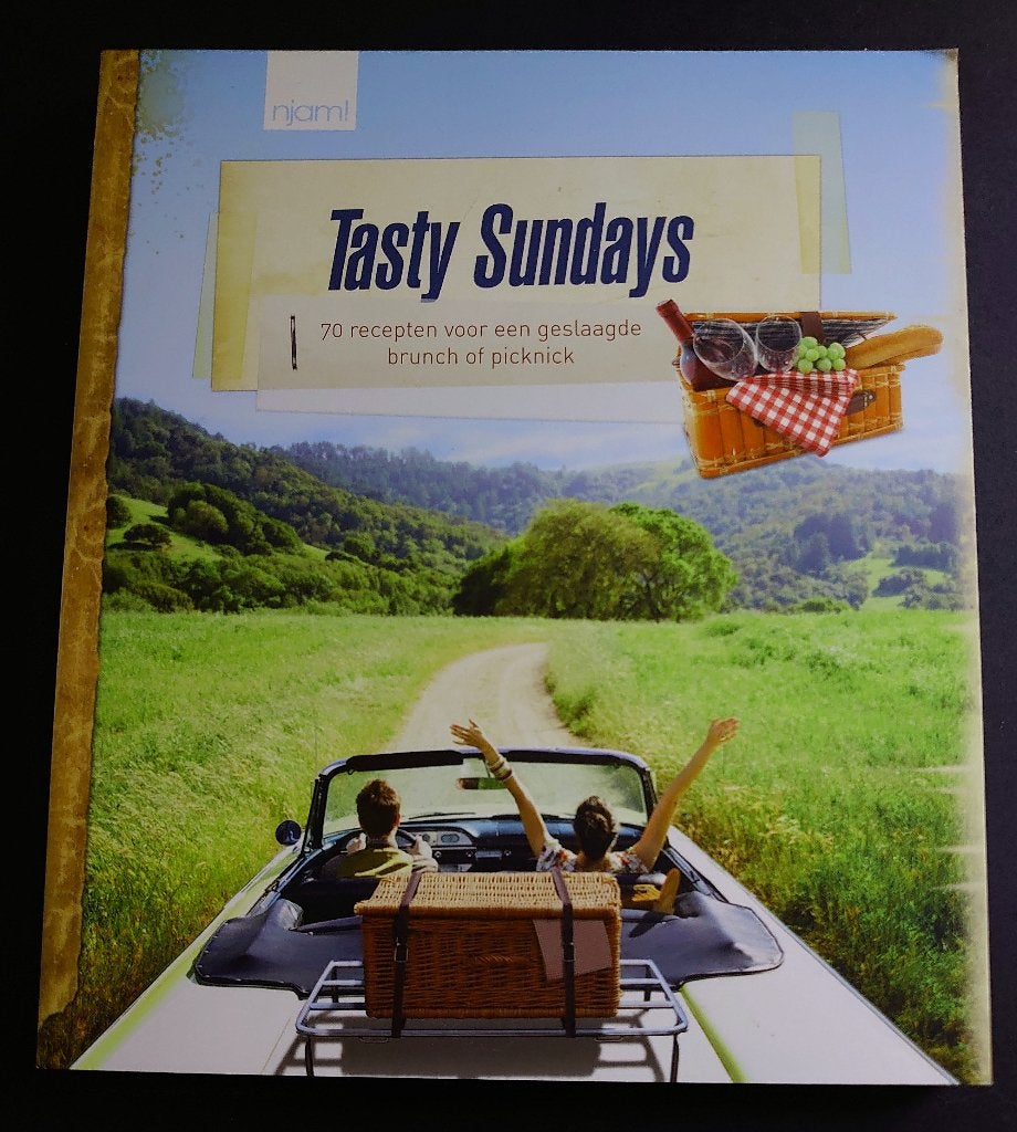 Tasty Sundays - 70 recepten vr brunch & picknick  - NJAM!, Boeken, Kookboeken, Zo goed als nieuw, Njam!, Gezond koken, Tapas, Hapjes en Dim Sum