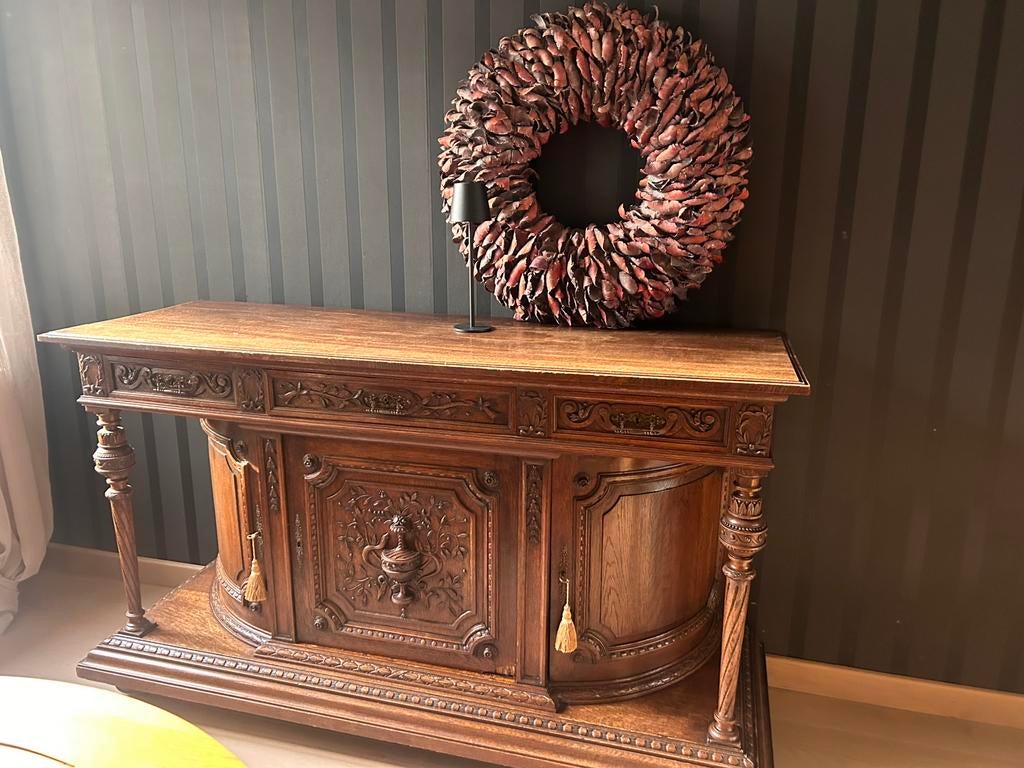 Antieke kast, Ophalen, Gebruikt, 150 tot 200 cm, Antiek
