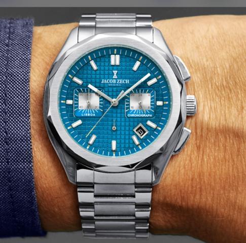 Heren horloge jacob zech lisboa, Handtassen en Accessoires, Horloges | Heren, Ophalen, Zo goed als nieuw