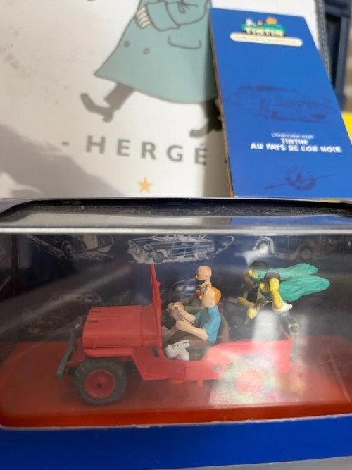 Tintin/Tintin car Tintin et l'or noir - Editions Atlas, Collections, Enlèvement ou Envoi, Tintin, Neuf, Statue ou Figurine
