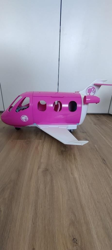 Barbie vliegtuig met accessoires, Ophalen, Gebruikt, Barbie