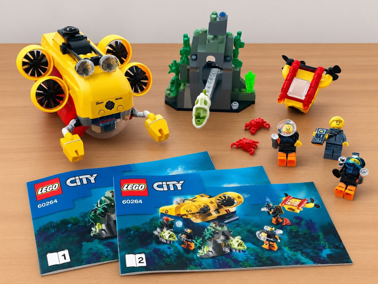 Lego city 60264 ocean exploration submarine, Ophalen of Verzenden, Zo goed als nieuw, Lego, City
