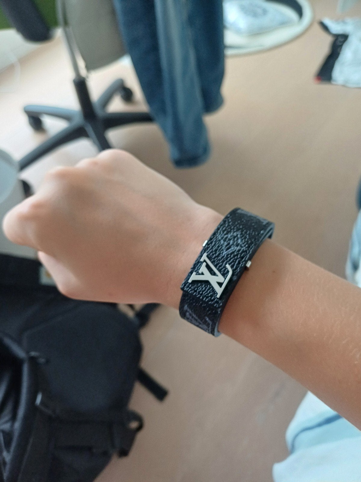 lv bandje, Handtassen en Accessoires, Verzenden, Nieuw, Zwart, Leer