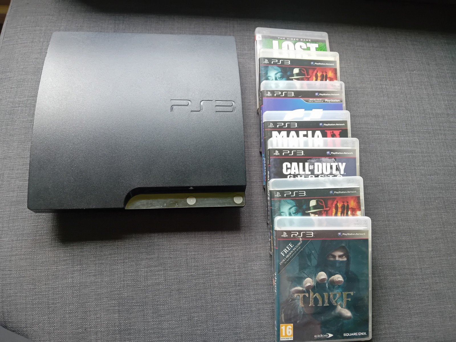 ps3 met games, Consoles de jeu & Jeux vidéo, Consoles de jeu | Sony PlayStation 3, Enlèvement ou Envoi, Avec jeux
