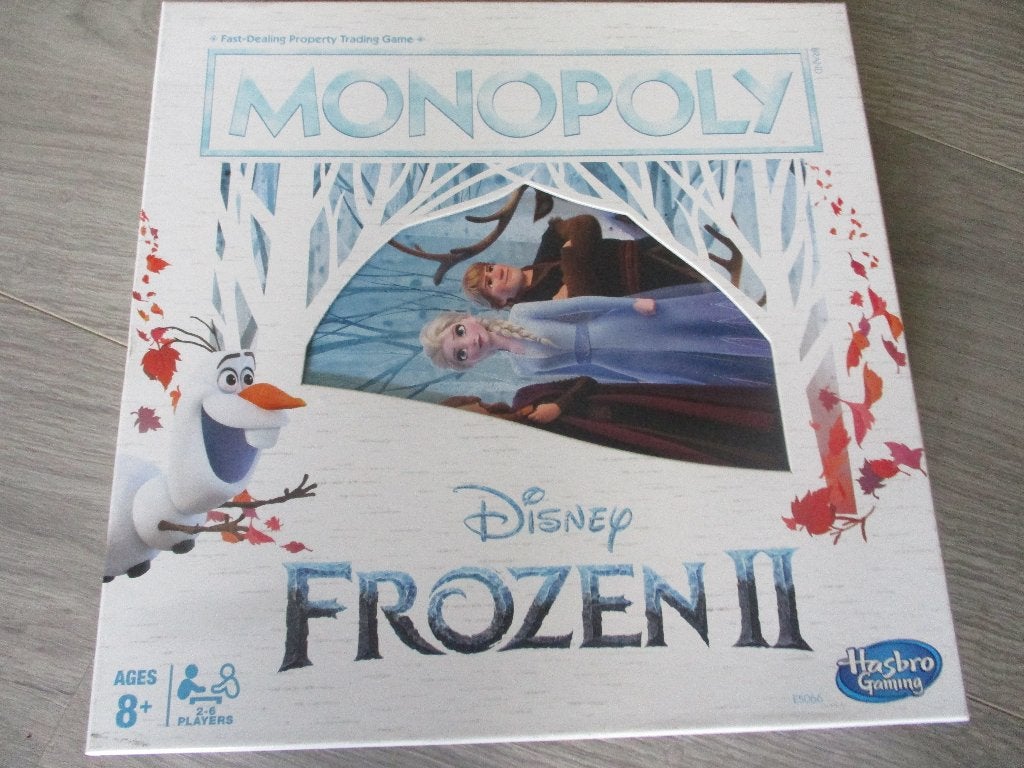bordspel Monopoly Frozen II Monopolie engelstalig, Vijf spelers of meer, Ophalen of Verzenden, Nieuw, Monopooly