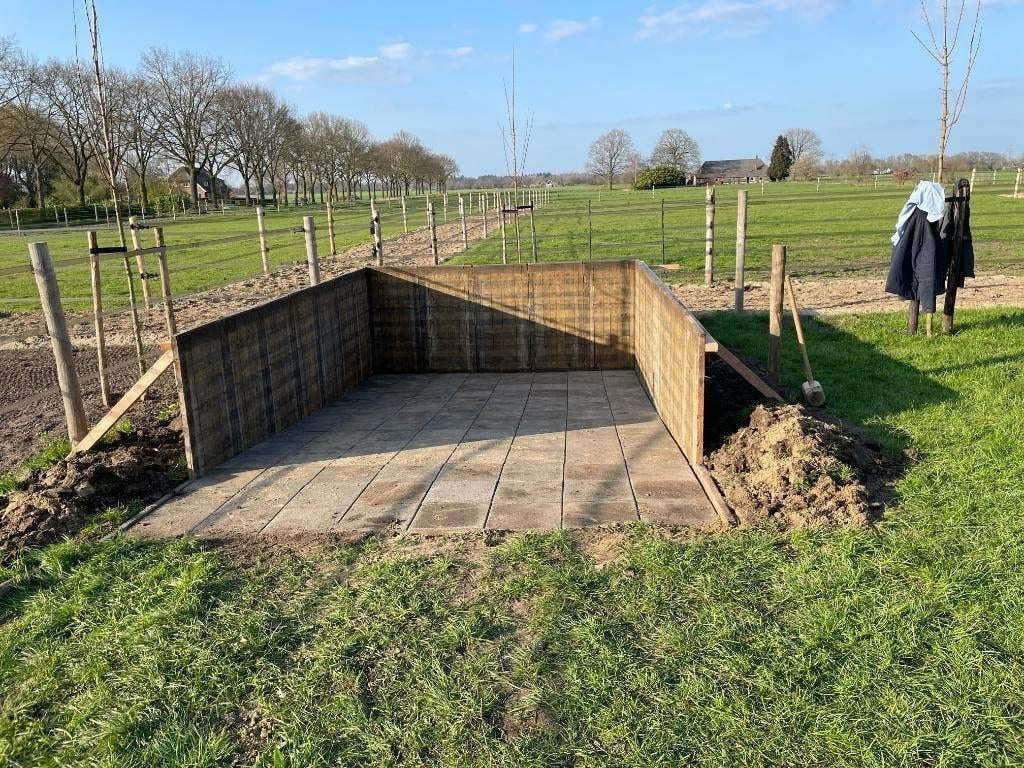 Grote partijen steenschotten voor terras en vlonder