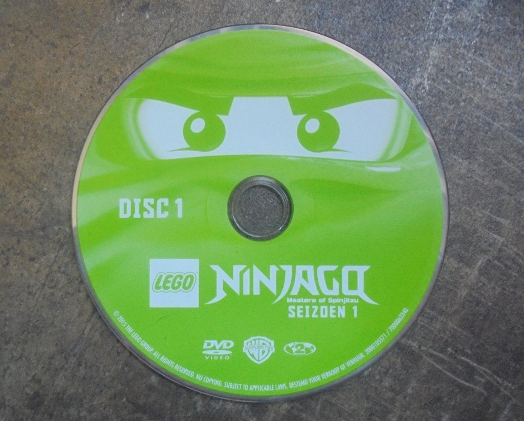Lego DVD Ninjago Masters Of Spinjitzu 1 (zie foto's), Gebruikt, Tekenfilm, Overige soorten, Ophalen of Verzenden