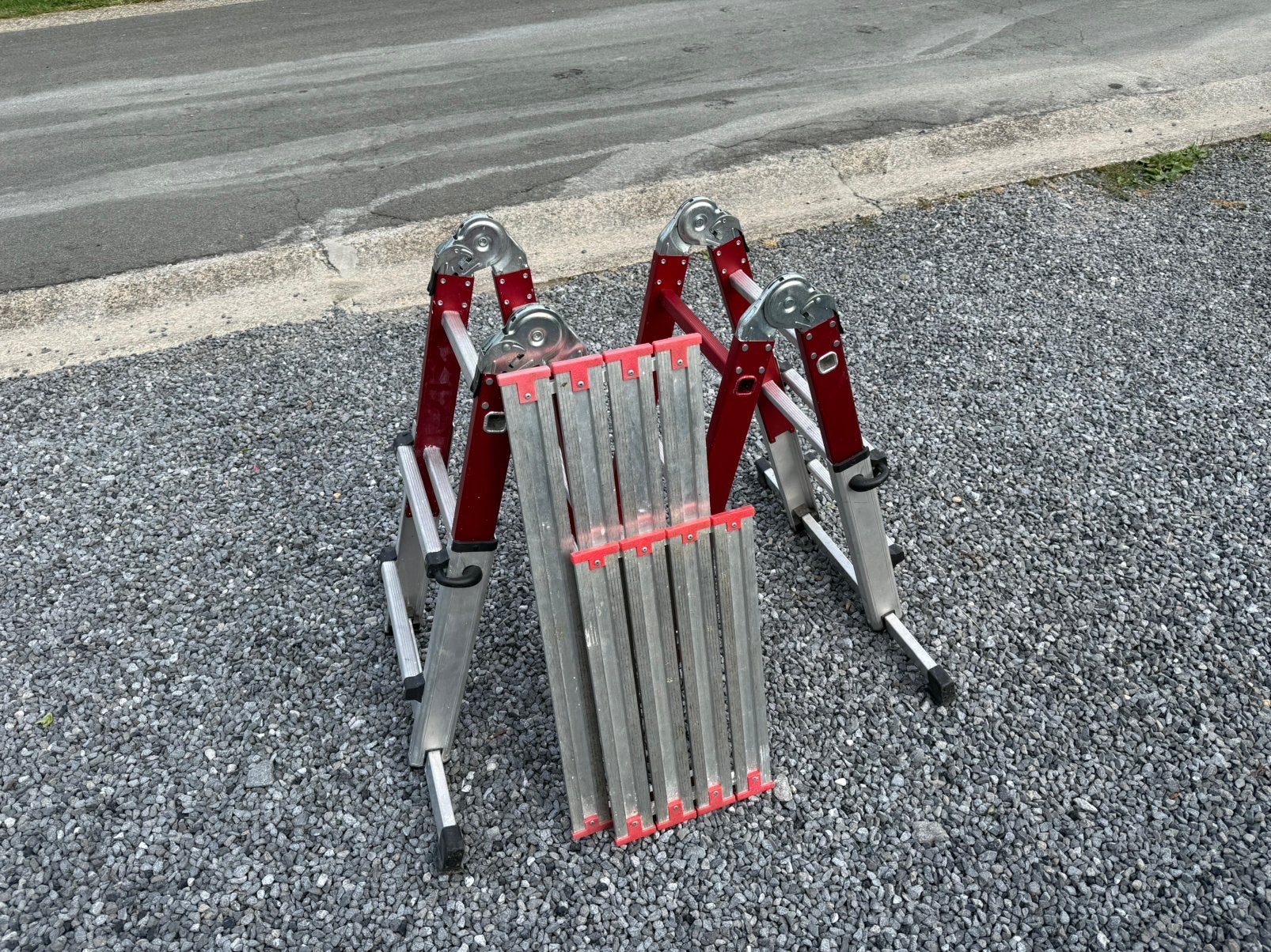 Echelle pliante / mini-échafaudage Altrex Varitrex Do-it-All, Bricolage & Construction, Enlèvement, Utilisé, Autres types, 2 à 5 mètres