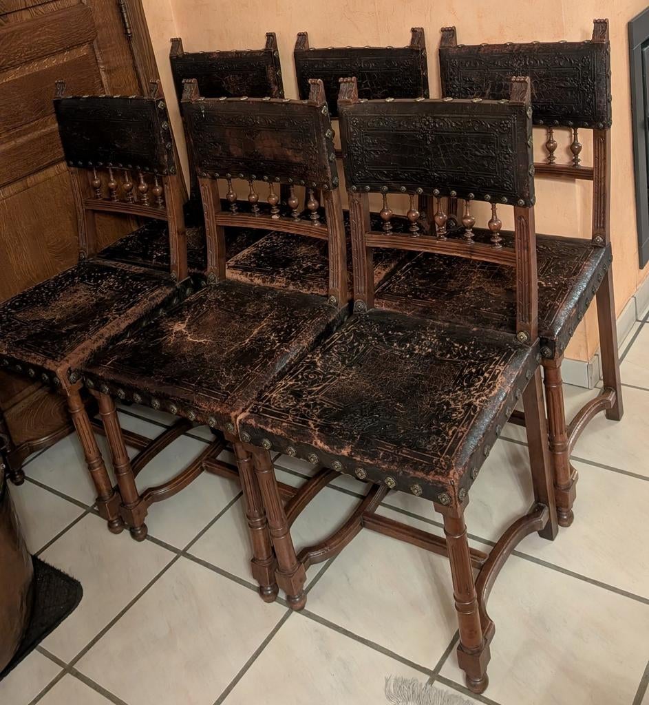 6x Henri II kasteelstoelen, Ophalen