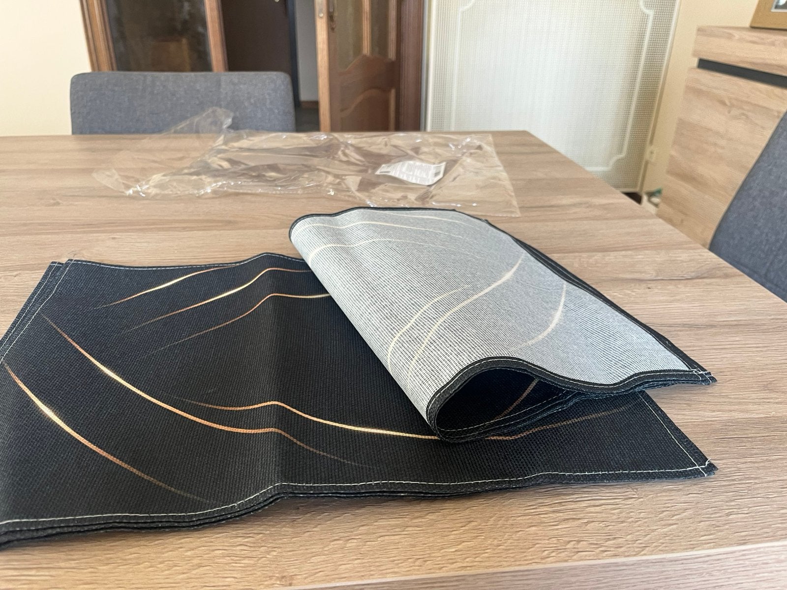 Placemats, Maison & Meubles, Enlèvement ou Envoi, Neuf, Noir, Set de table