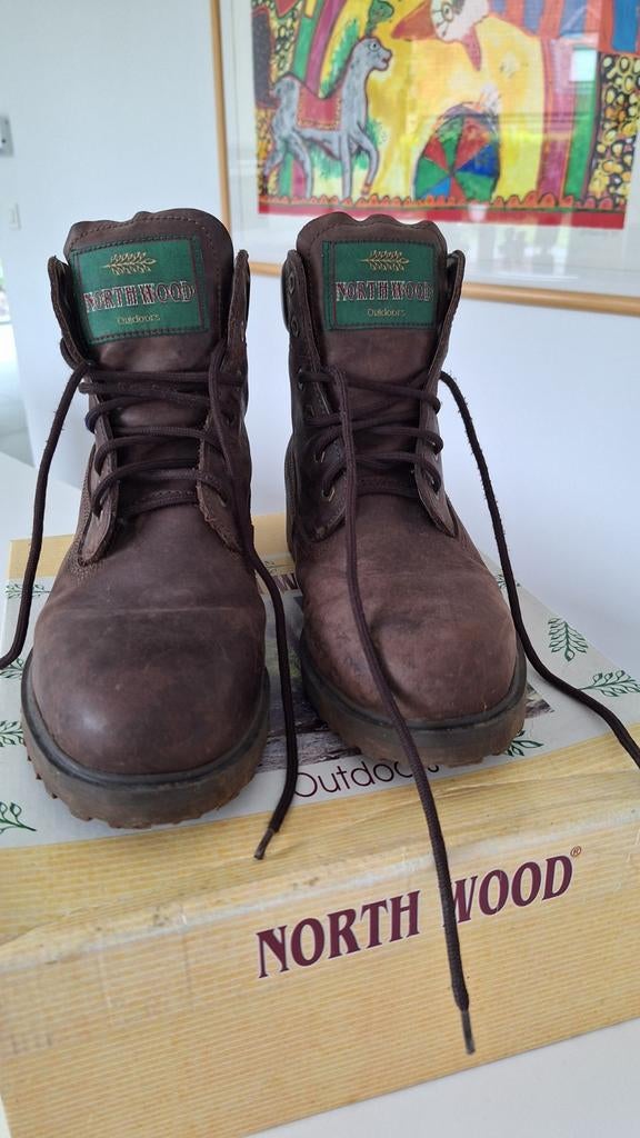 North Wood, lederen boots maat 41., Ophalen of Verzenden, Boots