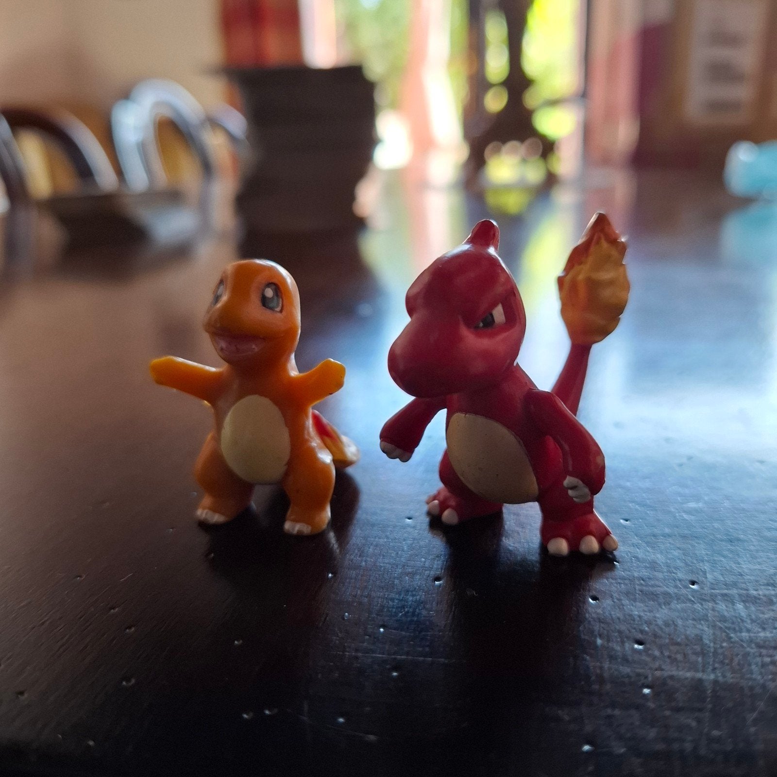 Pokemon vintage Charmander en Charmeleon figuren Tomy, Enlèvement ou Envoi, Utilisé