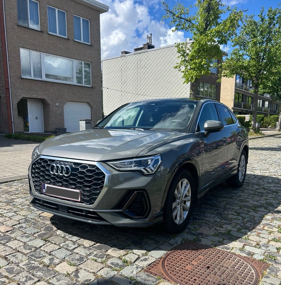 Audi Q3 Sportback | 2.0 TDI | Topstaat, Cuir, Argent ou Gris, Noir, 5 portes