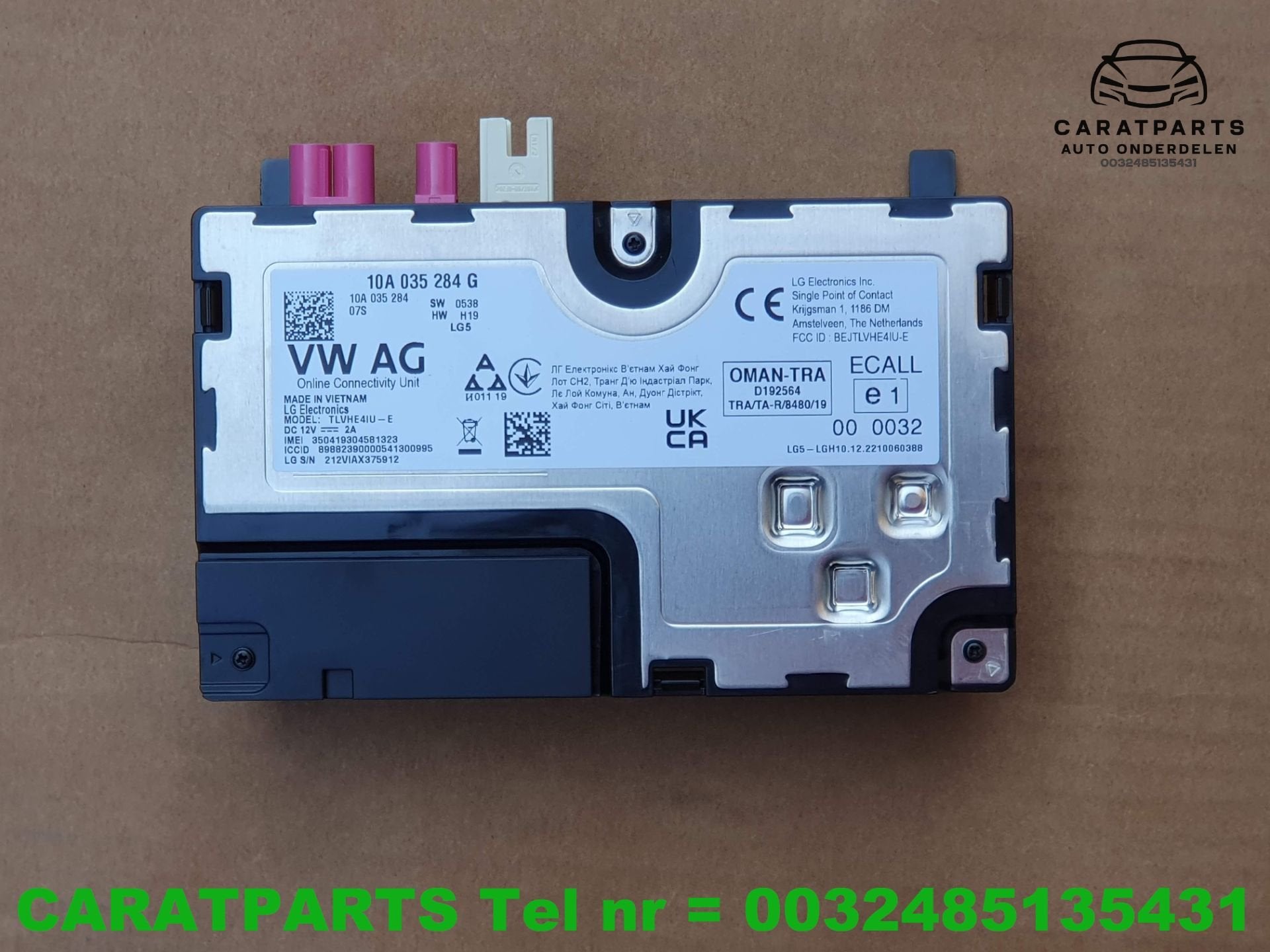 10A035284G Enyaq ID5 ID4 ID3 module Q4 e-tron Cupra n, Audi, AUDI AG, Auto-Union-Strasse 1
85045  Ingolstadt, DE, Utilisé