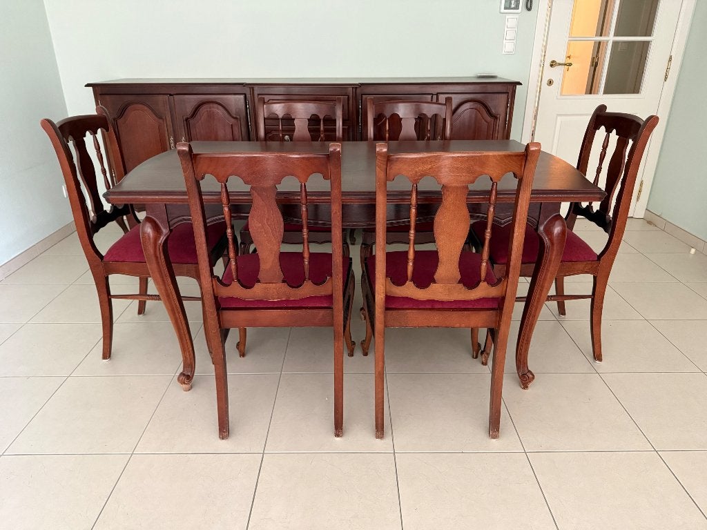 Ensemble de salle à manger classique, Enlèvement, Utilisé, 4 à 6 chaises