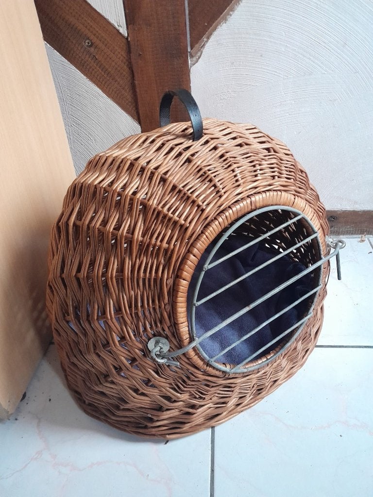 Kattenmand, Dieren en Toebehoren, Kattenmanden, Ophalen, Zo goed als nieuw, Riet