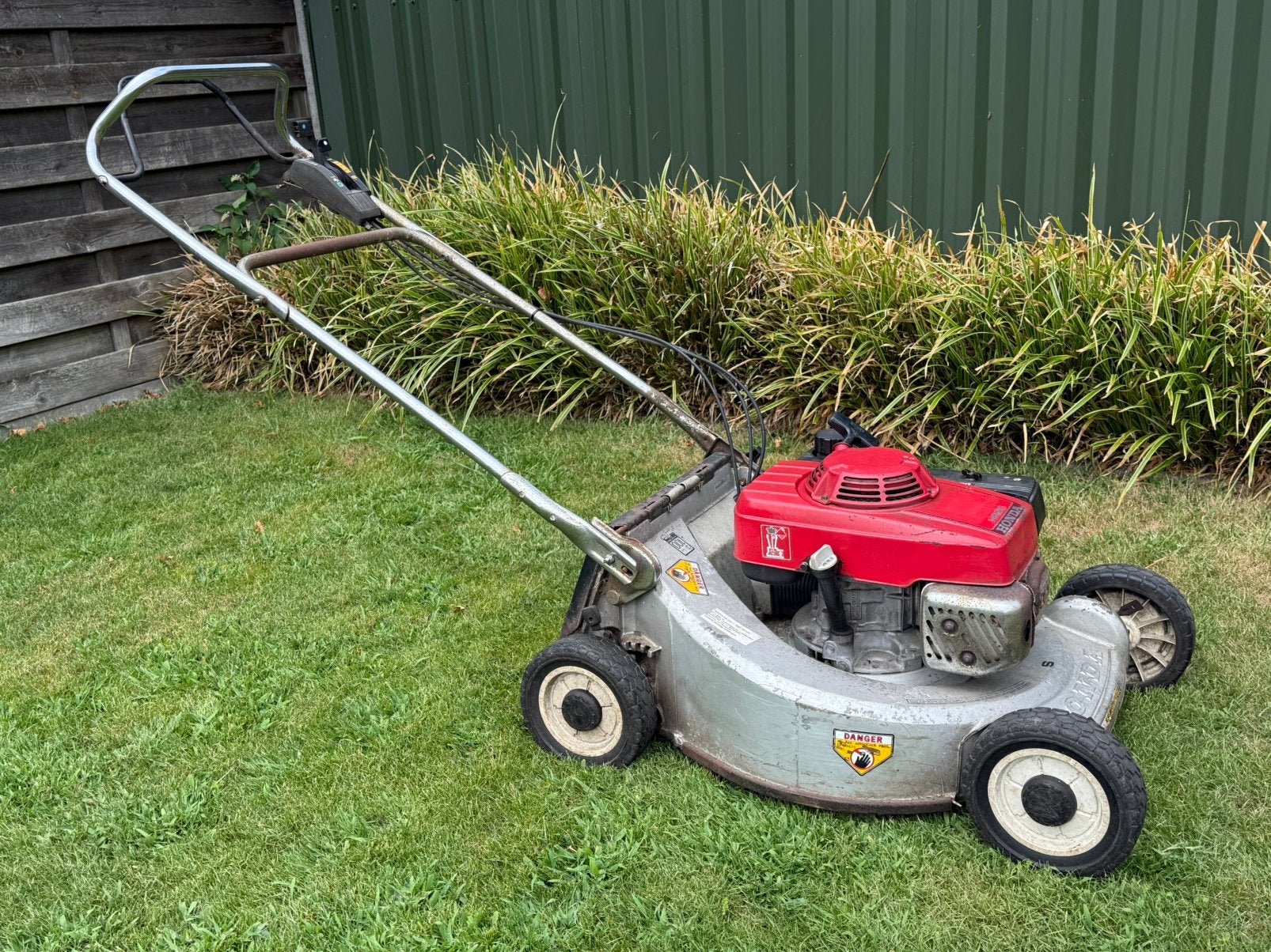 Honda HR216, Tuin en Terras, Grasmaaiers, Ophalen, Zo goed als nieuw, Opvangbak