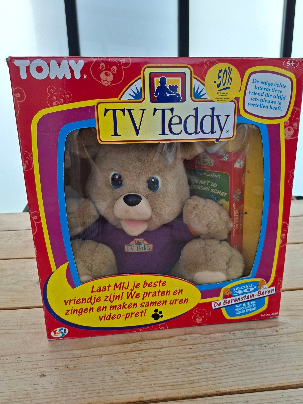 Tomy TV Teddy *retro jaren '90, Disney, Ophalen of Verzenden, Beer, Disney