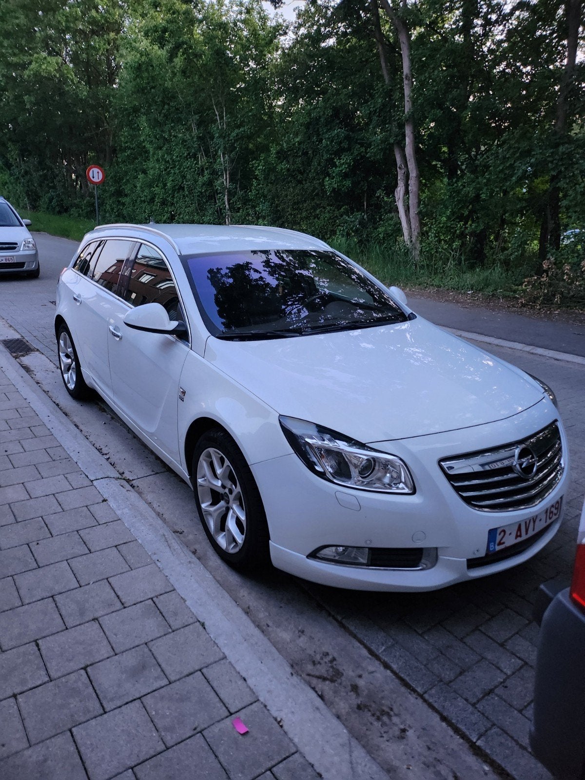 Opel insignia opc uitvoering full option 90.000km, Euro 5, Zwart, 4 cilinders, Wit