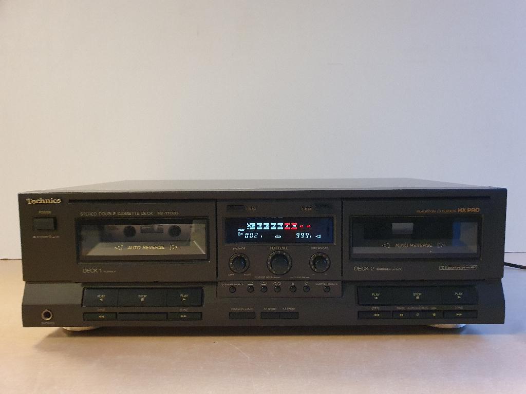 Technics Stereo Double Cassette Deck RS-TR333, Enlèvement ou Envoi