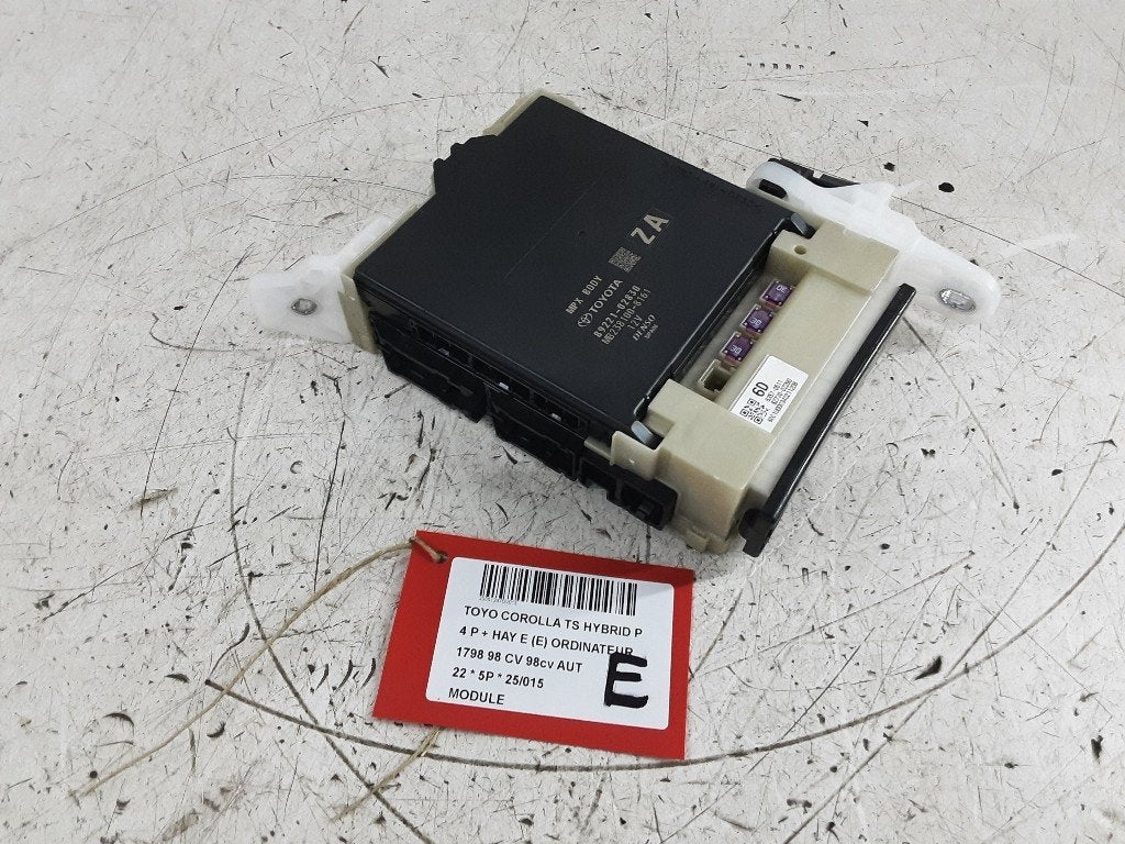 UNITE ELECTRONIQUE Toyota Corolla (E21) (8922102830), Mevr. I. Hauben, Toyota, Utilisé, Rue de l'Espoir 34 34
4030  GRIVEGNÉE, BE