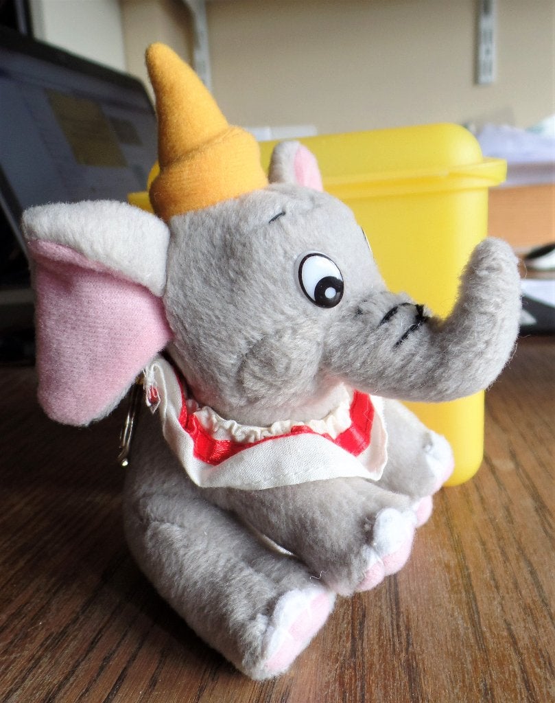 Pluchen Dumbo = sleutelhanger, Verzamelen, Ophalen, Bambi of Dumbo, Nieuw