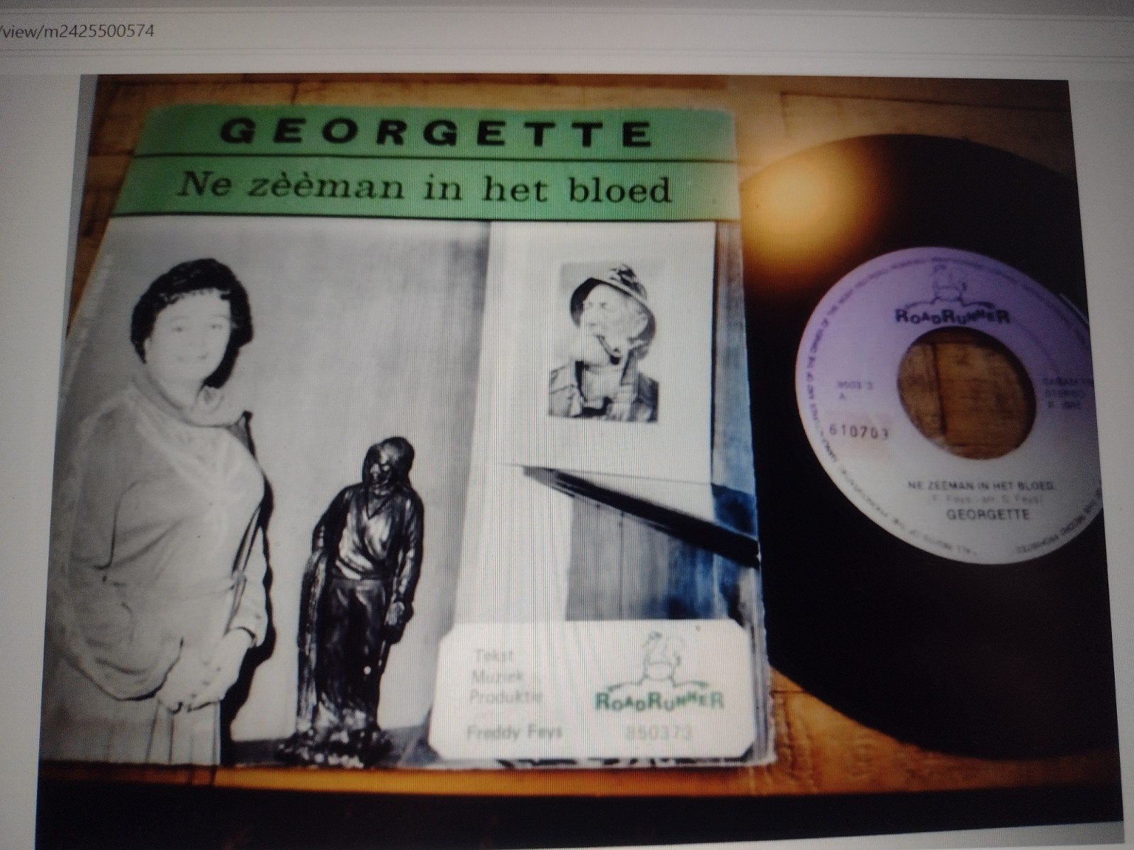 single: GEORGETTE: NE ZEEMAN IN HET BLOED (OOSTENDE), En néerlandais, Enlèvement ou Envoi, 7 inch, Comme neuf