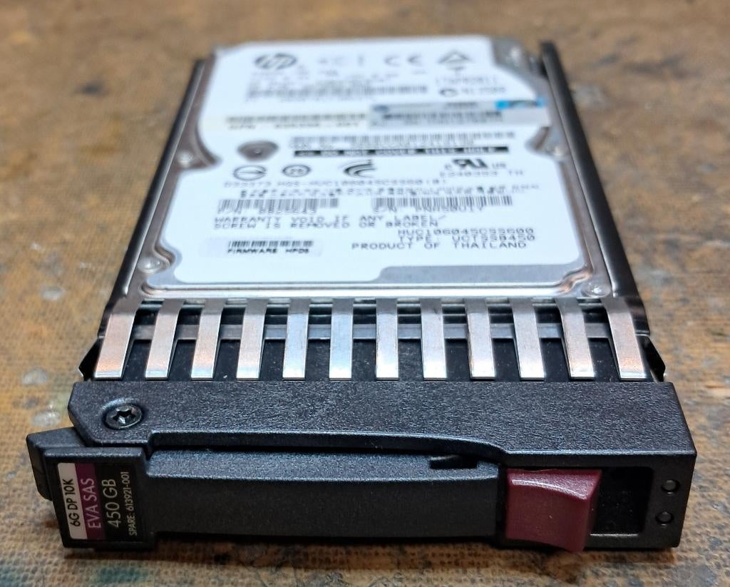 HP - 597609-002 - M6625 450GB 6G SAS 10K rpm, Informatique & Logiciels, Disques durs, SAS, HDD, Interne, Envoi