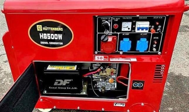Stroomgroep/generator Diesel 8500w 10,5kva nieuw gratis bezo, Dieselolie, Geluidgedempt, Nieuw, Ophalen of Verzenden