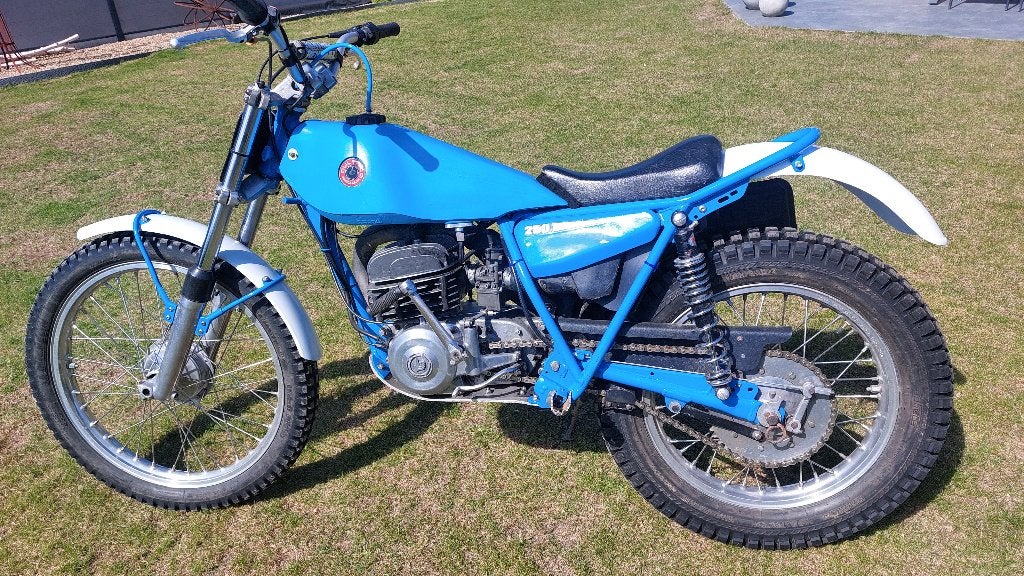 Proefversie Bultaco 250, Motoren, Ophalen, 1 cilinder