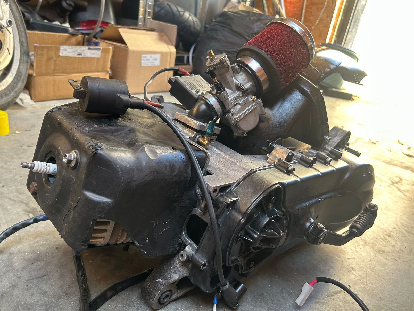 Vers Piaggio 183cc blok, Enlèvement ou Envoi, Comme neuf, Bloc, Piaggio