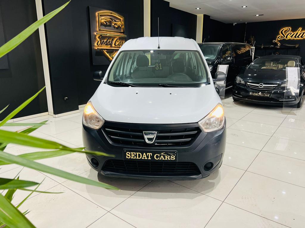 Dacia Dokker 1.6 BENZINE EURO 5, Auto's, Dacia, Stof, Gebruikt, Wit, Bedrijf