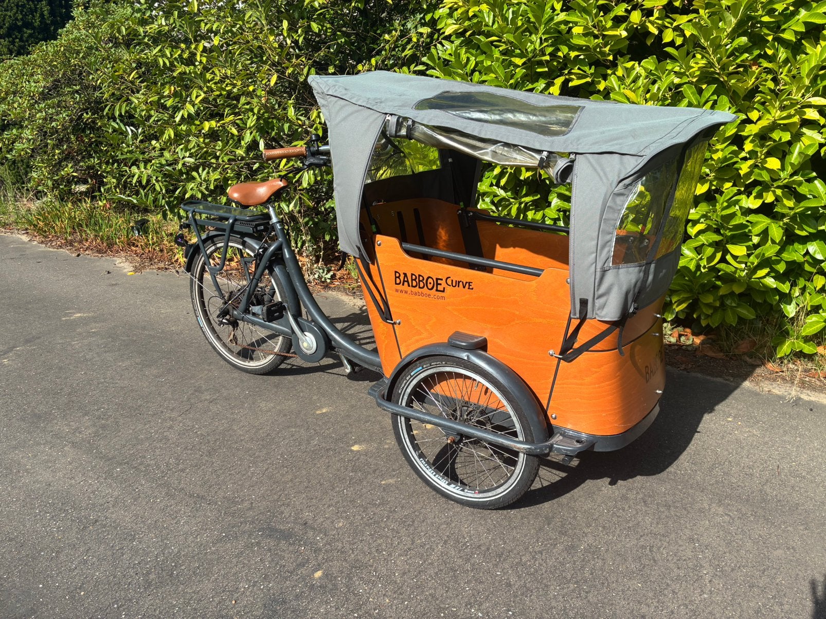Goedgekeurde elektrische Babboe curve bakfiets, Ophalen of Verzenden, Zo goed als nieuw, 4 kinderen of meer, Elektrisch