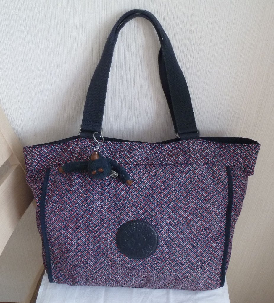 Kipling Grand sac multi fonctions à dessins + singe, Enlèvement ou Envoi, Moins de 40 cm, Moins de 35 cm, Utilisé