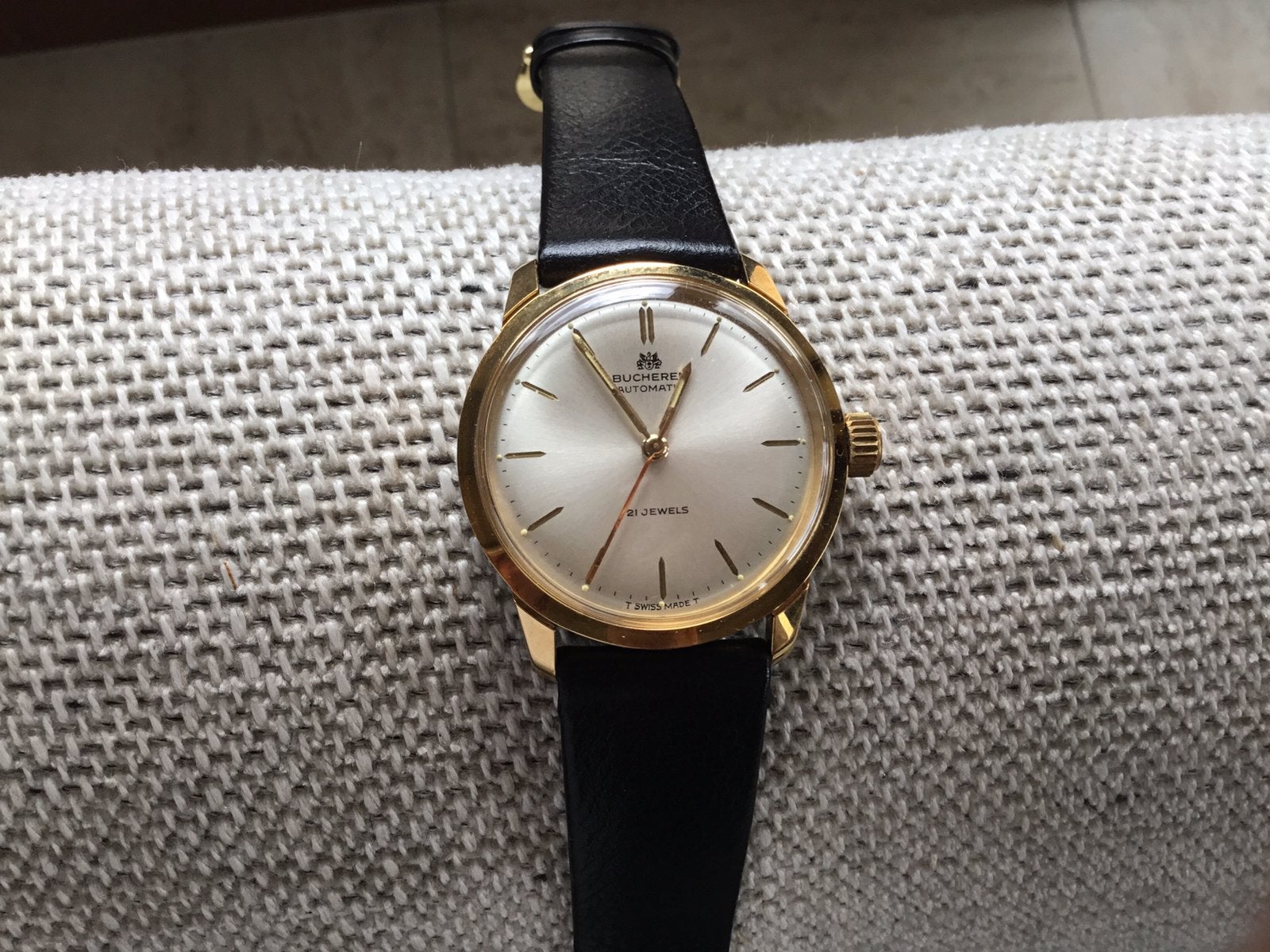 Montre BUCHERER ( groupe Rolex), Rolex, Enlèvement ou Envoi, Comme neuf, Or