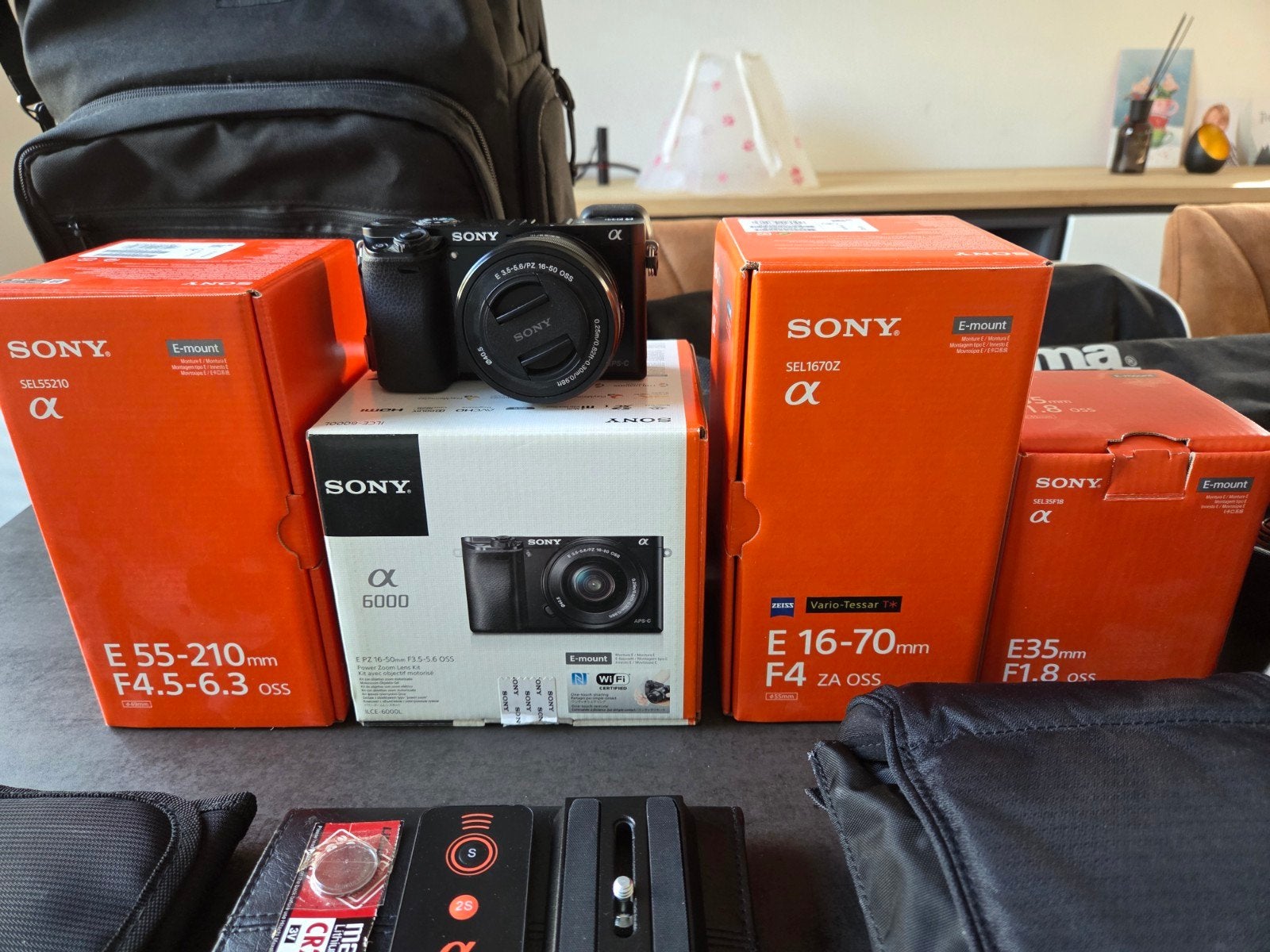 Sony a6000 - mooie starterset!, TV, Hi-fi & Vidéo, Enlèvement, Comme neuf, Sony