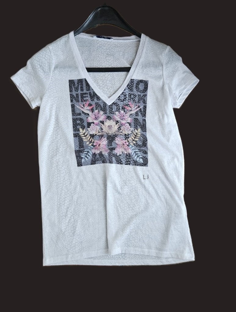Liu Jo Jeans T-shirt maat M, Kleding | Dames, Maat 38/40 (M), Liu Jo, Wit, Ophalen of Verzenden