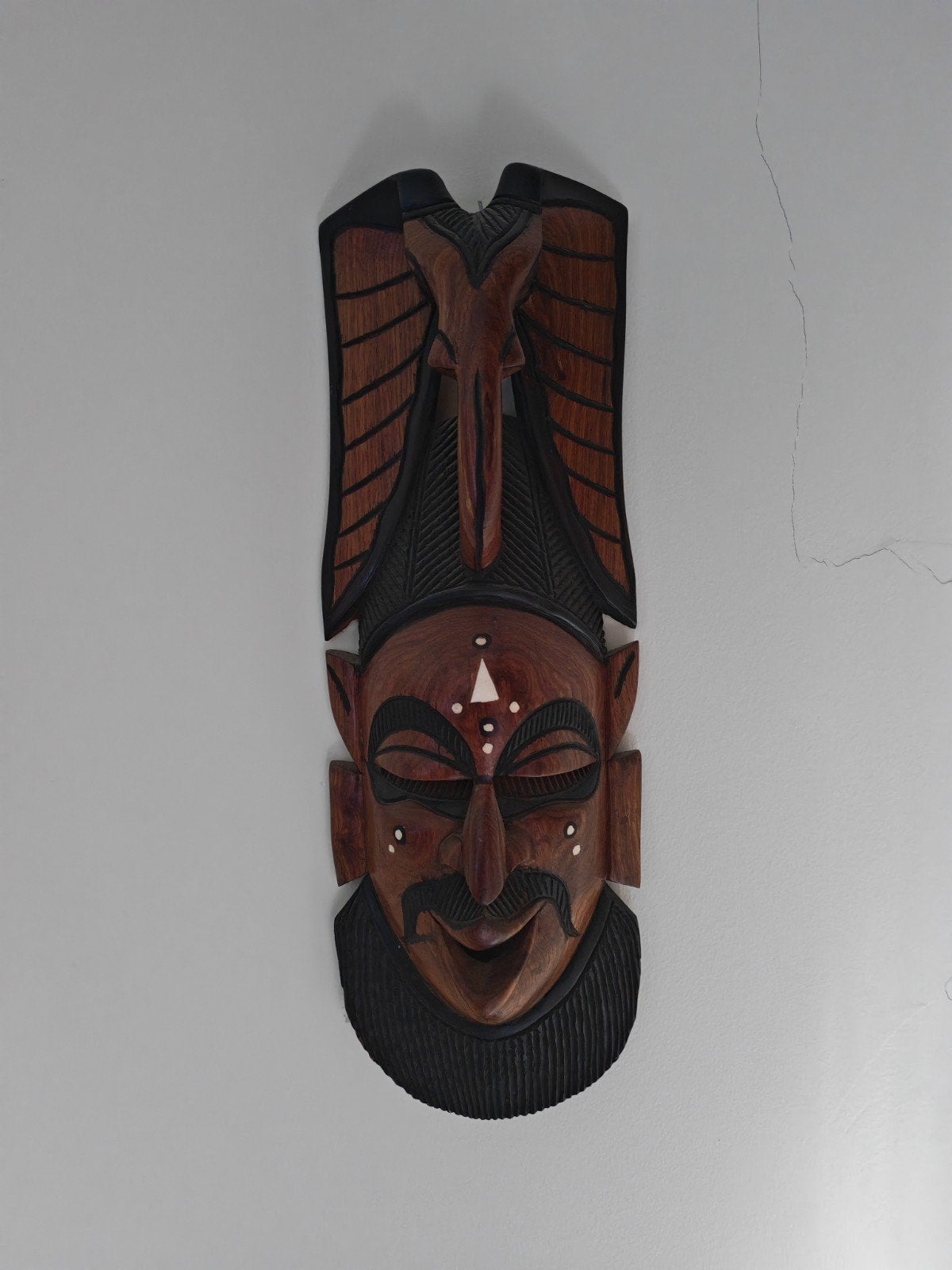 3 masques Africains a voir, Antiquités & Art