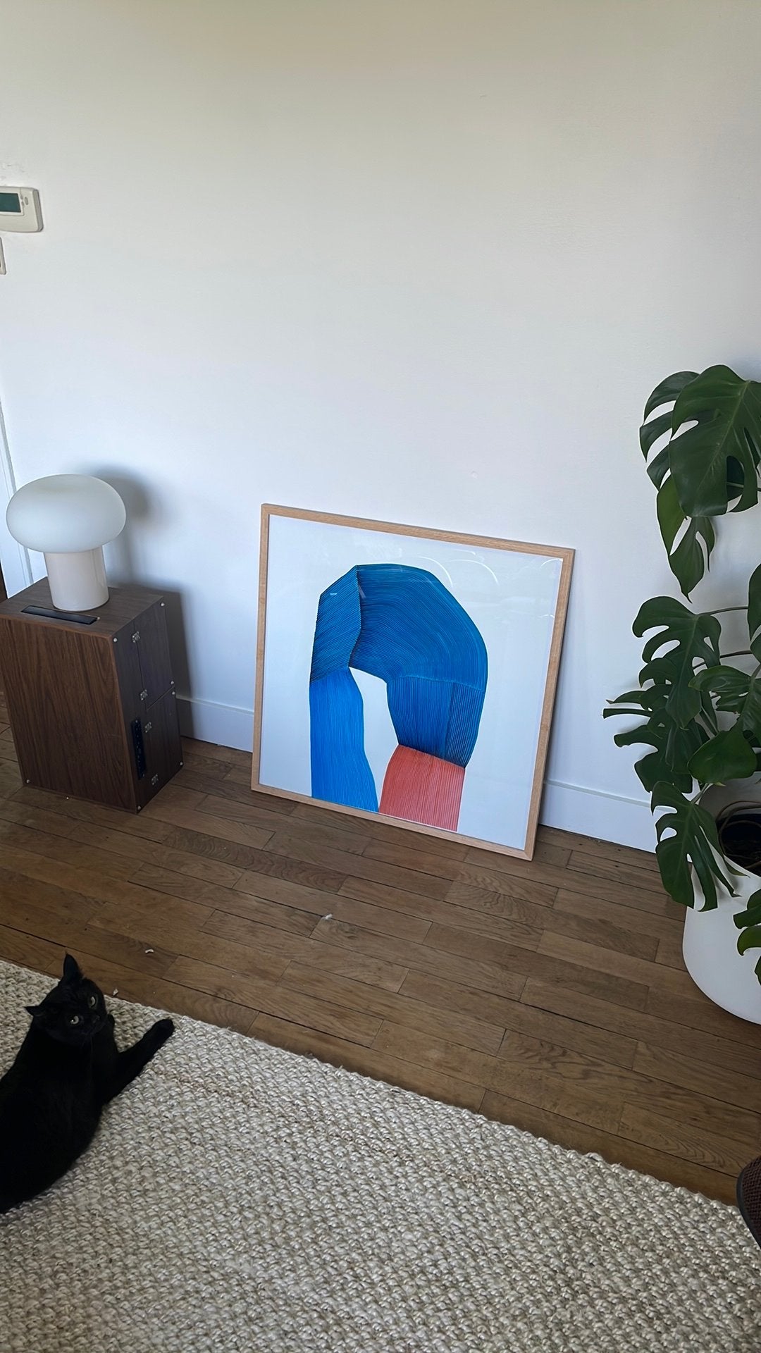 Cadre et artwork Ronan Bouroullec 2018, Antiquités & Art, Enlèvement, Affiche, Technique mixte, Encadré
