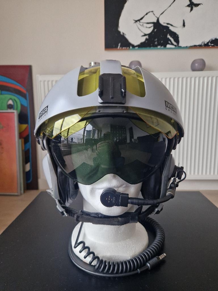 MSA Gallet LH250 helikopterhelm L-XL-XXL, Ophalen of Verzenden, Gebruikt, Overige typen