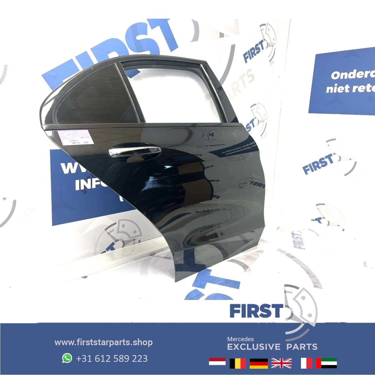 W205 DEUR RECHTSACHTER C Klasse COMPLEET PORTIER RECHTS ACHT, Utilisé, Porte, -, Enlèvement ou Envoi