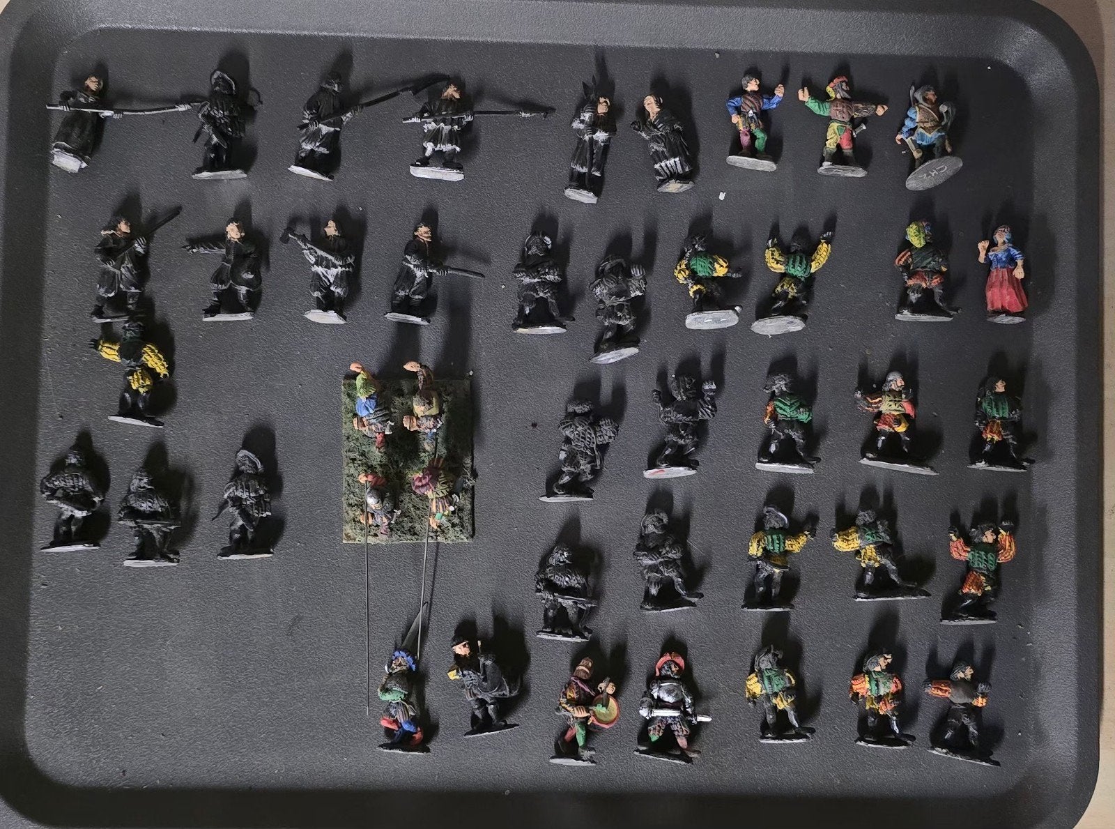 Lot Figurines Métal 28mm Renaissance / Historique (~40 pièce, Enlèvement ou Envoi