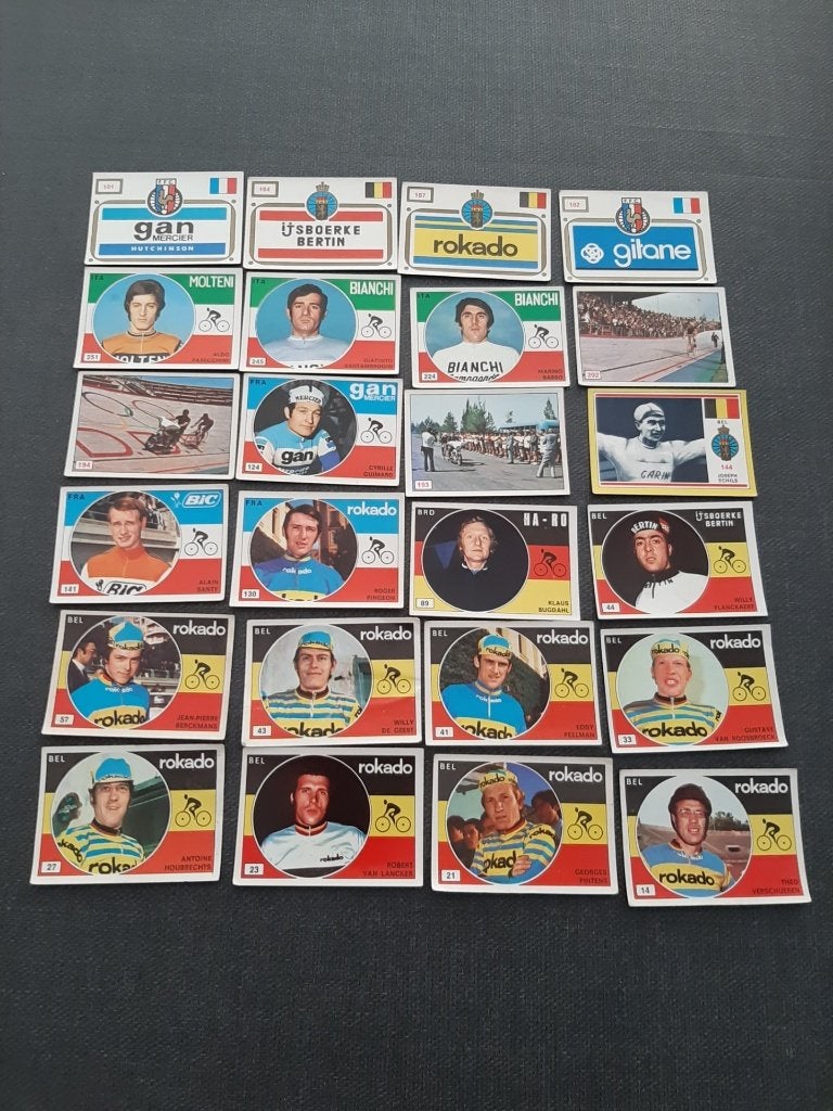 24 panini stckers wielrenners sprint 73, Ophalen, Zo goed als nieuw, Sticker