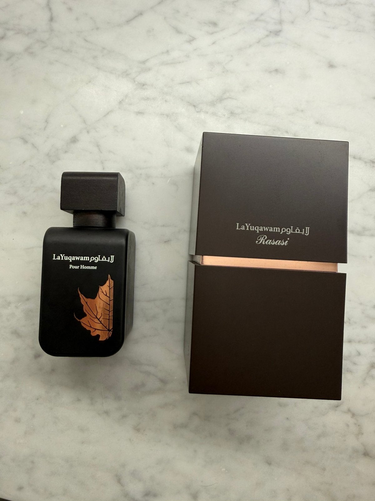 Parfum La Yuqawam Rasasi - style tom ford tuscan leather, Enlèvement, Utilisé