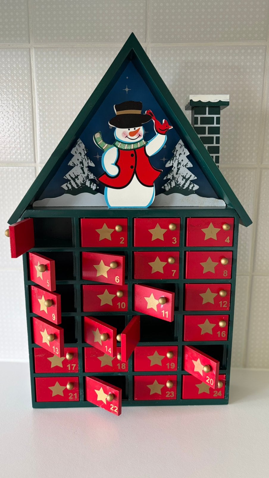 calendrier de l'Avent en bois, Enlèvement, Comme neuf