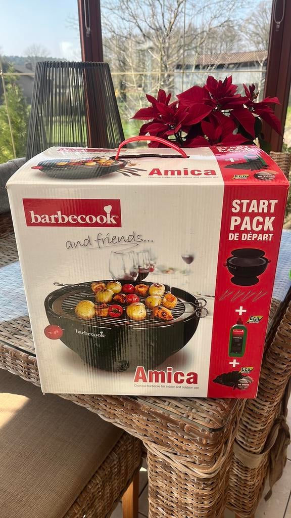 Barbecook binnen en buiten houtskoolbarbecue, Tuin en Terras, Ophalen, Zo goed als nieuw