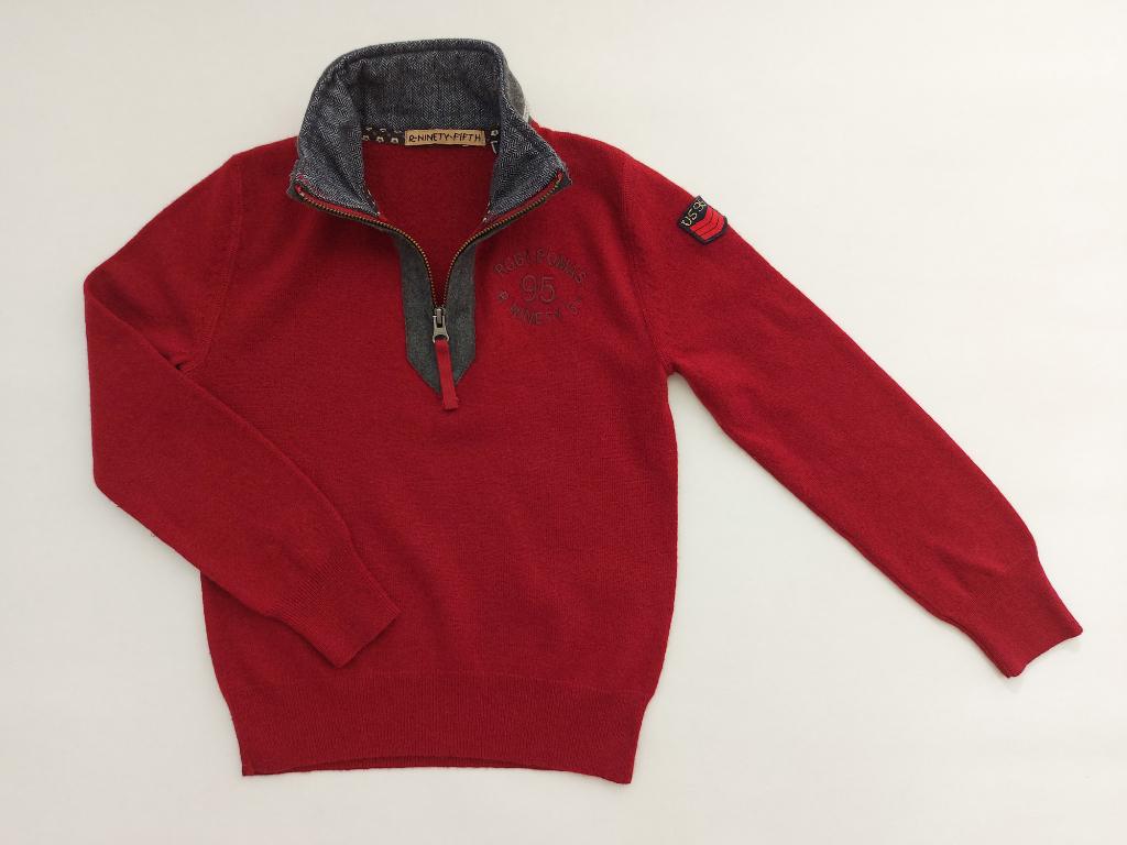 Pull doux bordeaux R-Ninety-Fifth R95th 6 ans/116, Garçon, R95th - R-Ninety-Fifth, Enlèvement ou Envoi, Pull ou Veste