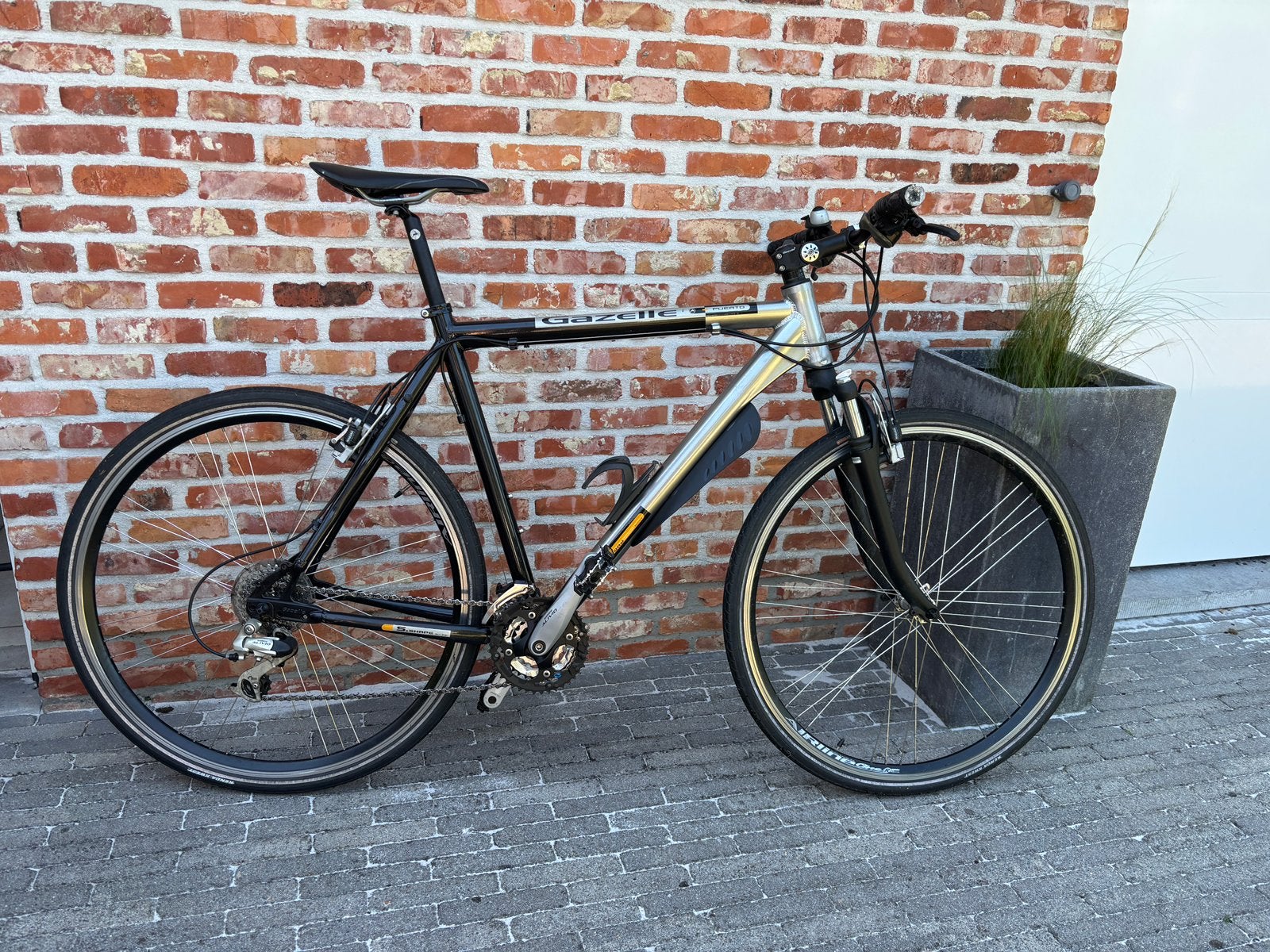 Gazelle Puerto X-Road 58cm, Fietsen en Brommers, Fietsen | Heren | Sportfietsen en Toerfietsen, Ophalen, 28 inch, Gebruikt, Vering