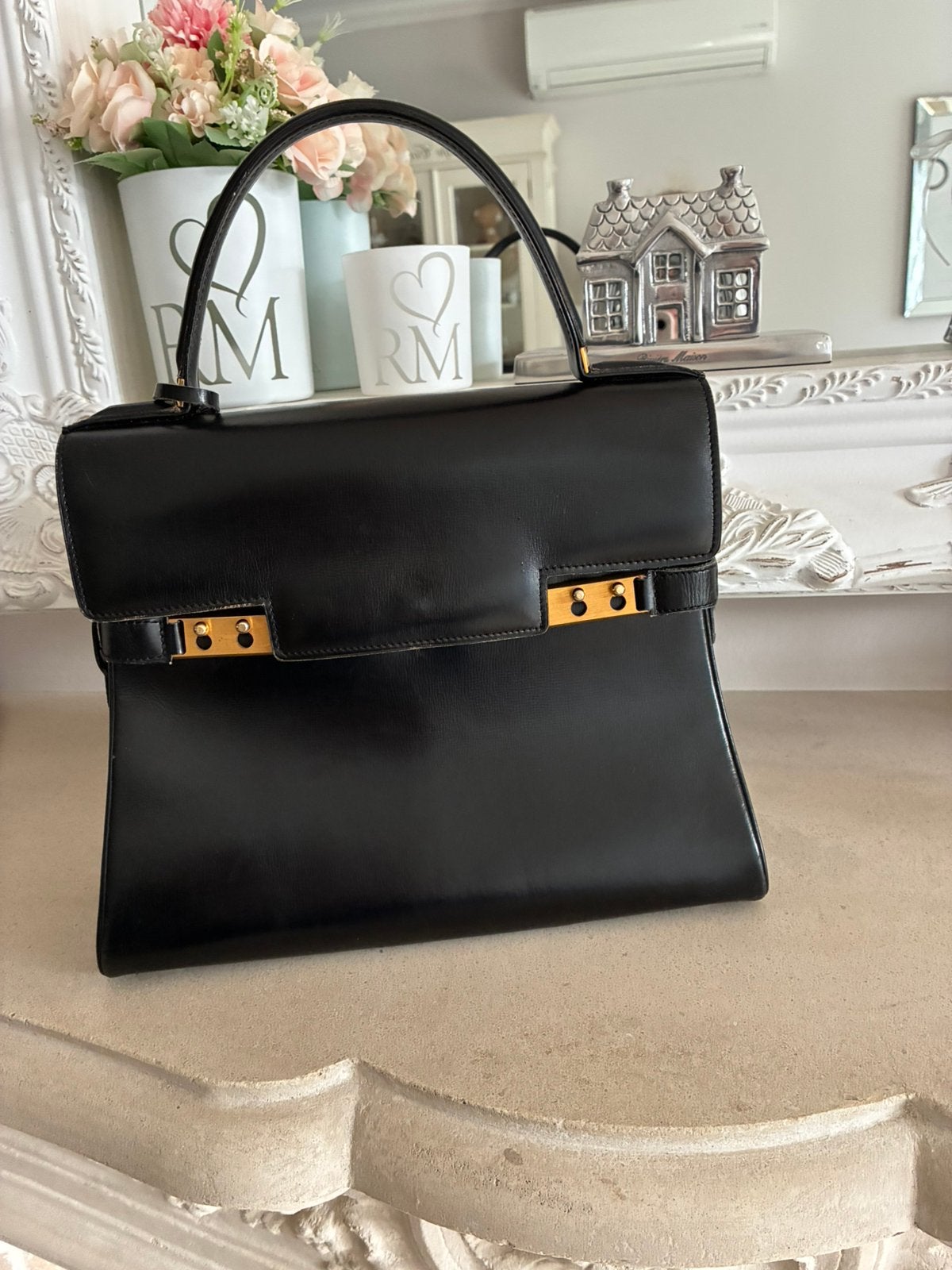 Delvaux Tempète vintage met bijhorende pochette, Ophalen, Zo goed als nieuw