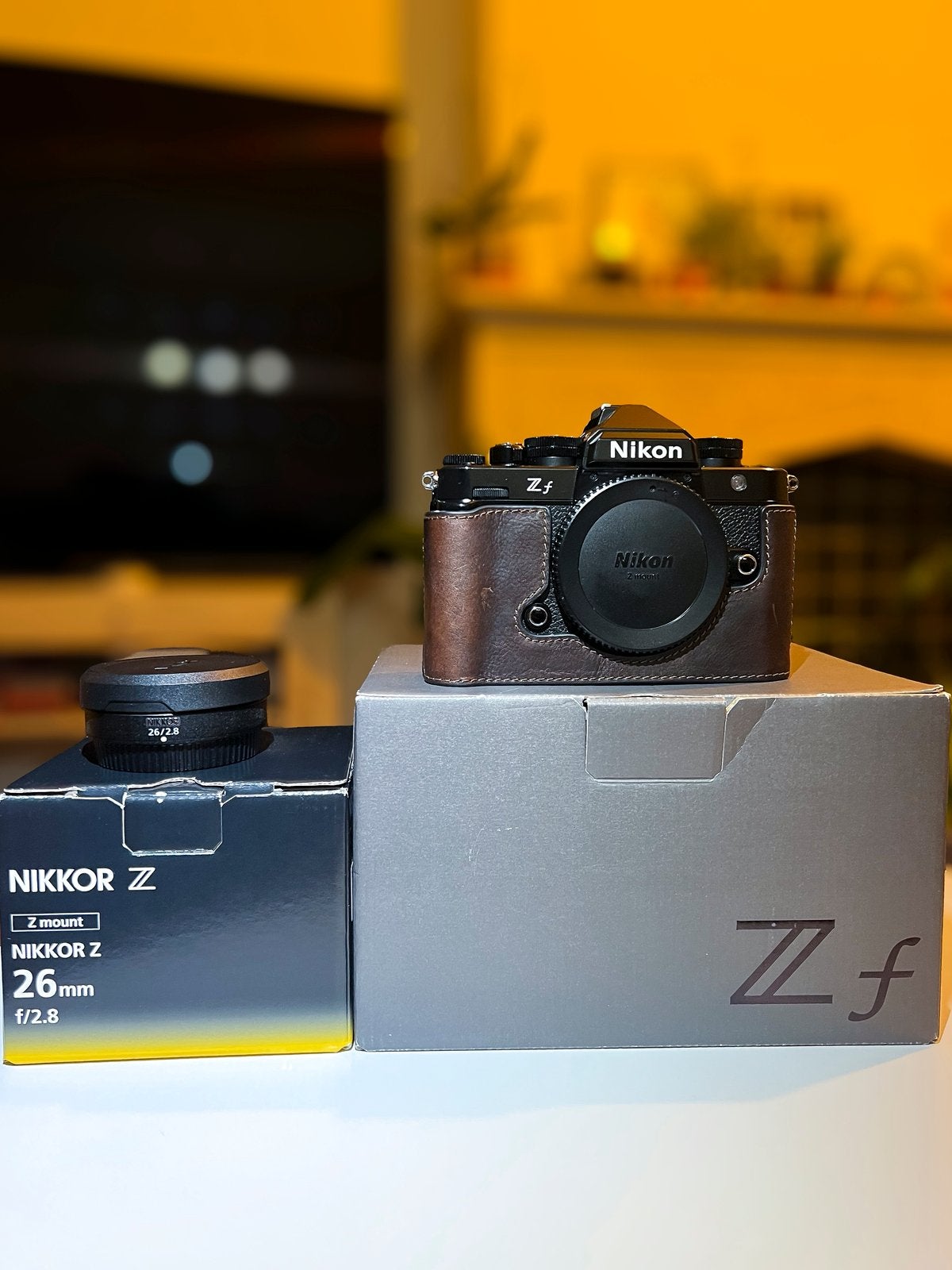 Nikon Zf + NIKKOR Z 26mm f/2.8 – uitstekende staat, Audio, Tv en Foto, Ophalen, Zo goed als nieuw, Grip, Nikon